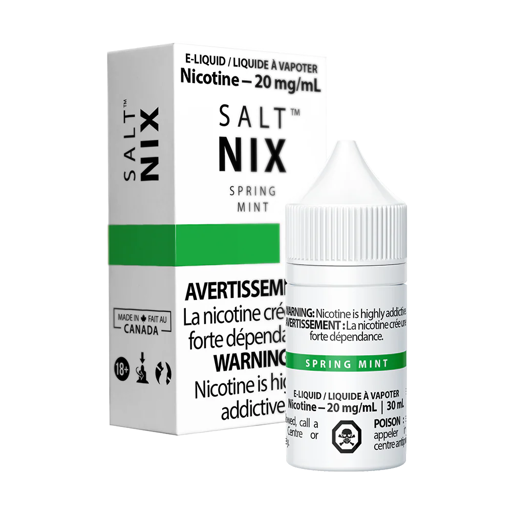 Vaporus Salt Nix Spring Mint 30 mL bottle and box