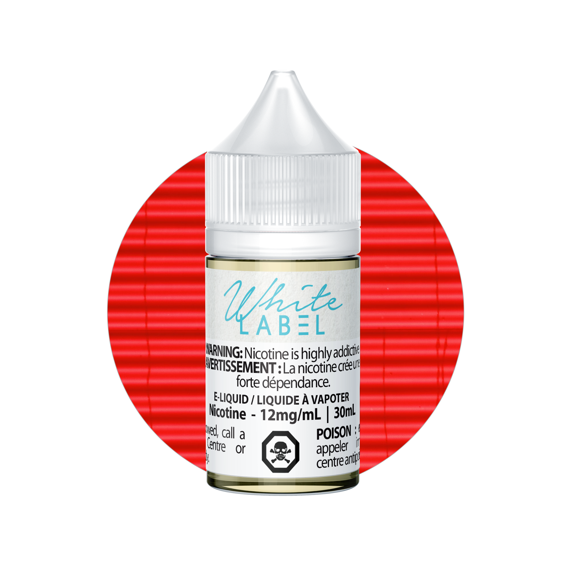 Vaporus White Label Red 30 mL bottle