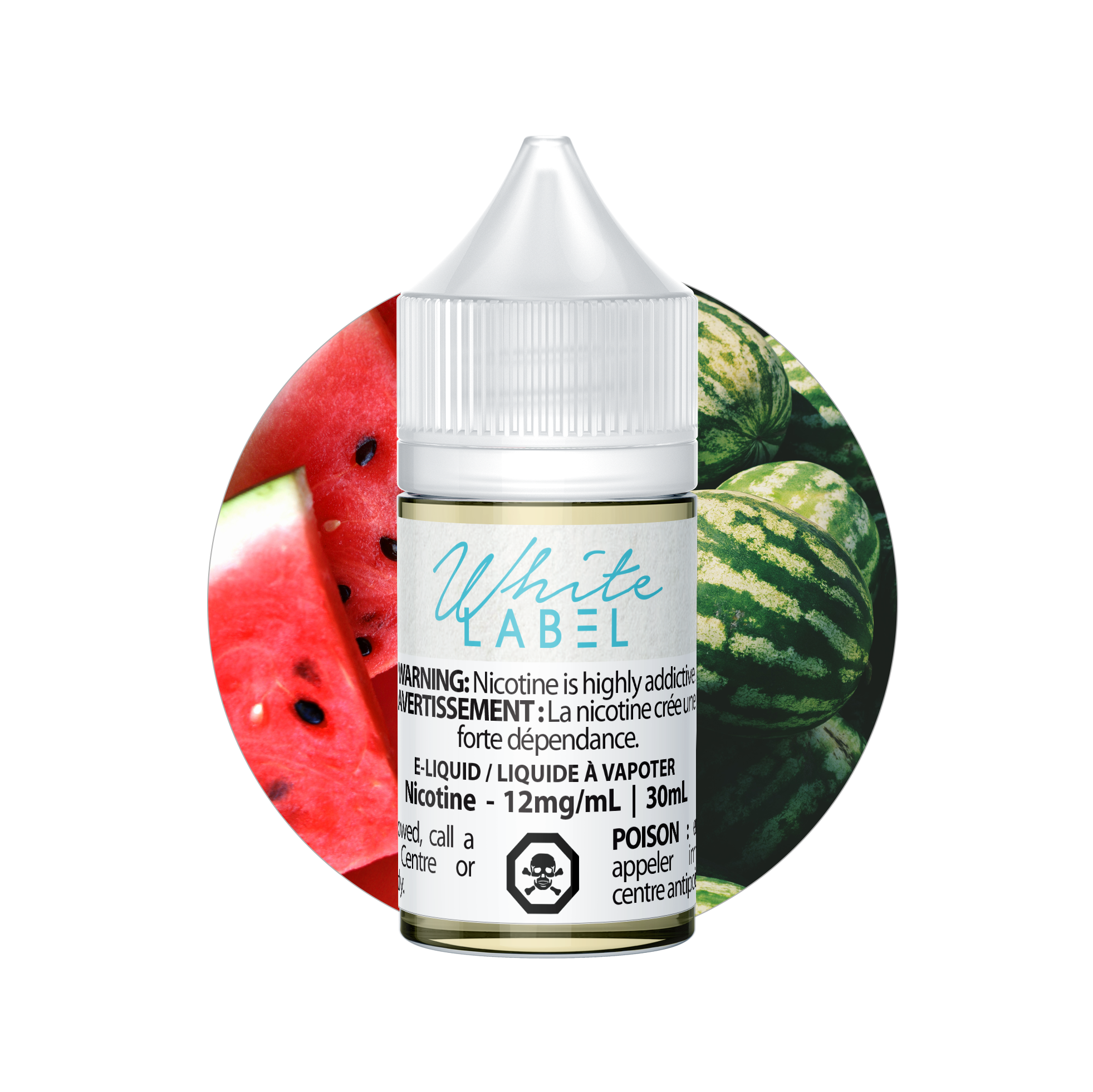 Vaporus White Label Watermelon 30 mL bottle